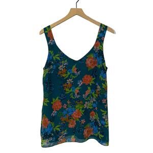 CAbi Fall Floral Still Life Tank (STYLE 3449) - Medium